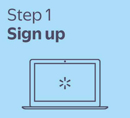 Step 1: Sign up